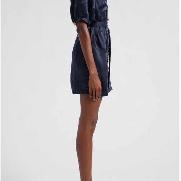 Ramy Brook Murphy Shirt Mini Dress Size 10 - Picture 3 of 8